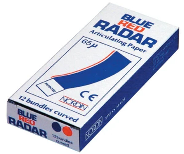 New York, Business, Radar 65 Micron Articulating Paper | Blue/Red Dental