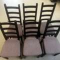 SAR 500,  IKEA KAUSTBY Dining Chairs &ndash; Set Of 6 (Black/Brown)