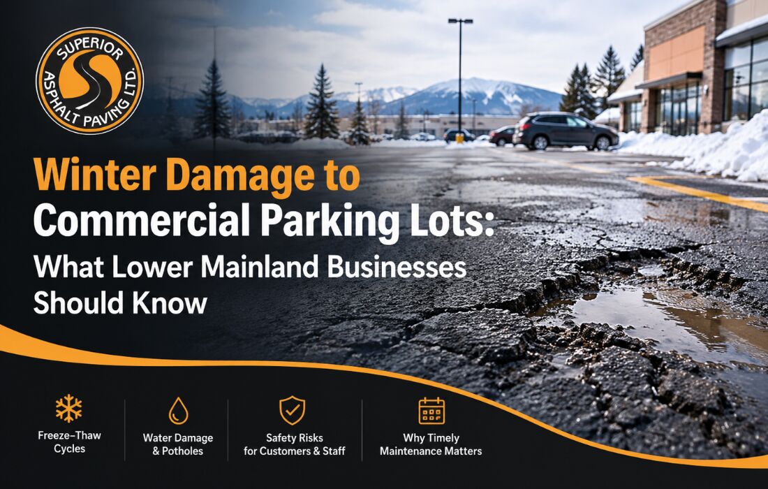 Toronto, Construction, Winter Damage To Commercial Parking Lots In The Lower Mainland