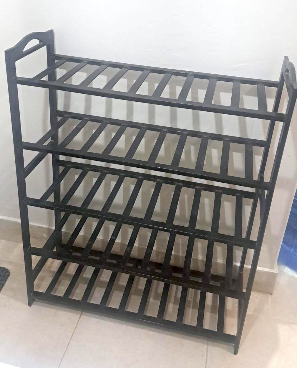 Al Sulaymaniyyah, Household Items, Bamboo Wood Shoe Rack + Fish Aquarium + TV Trolley + Kids Table With 2 Chairs