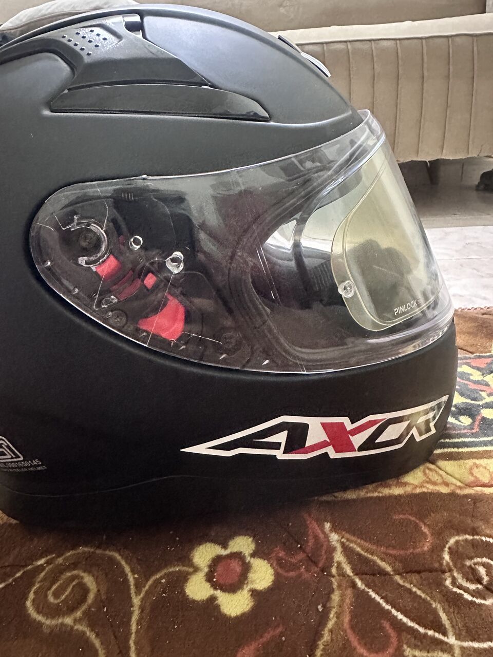 Riyadh, Motorcycles, SAR 350,  Axor Helmet Dot Ece Isi Certified Unused Size L