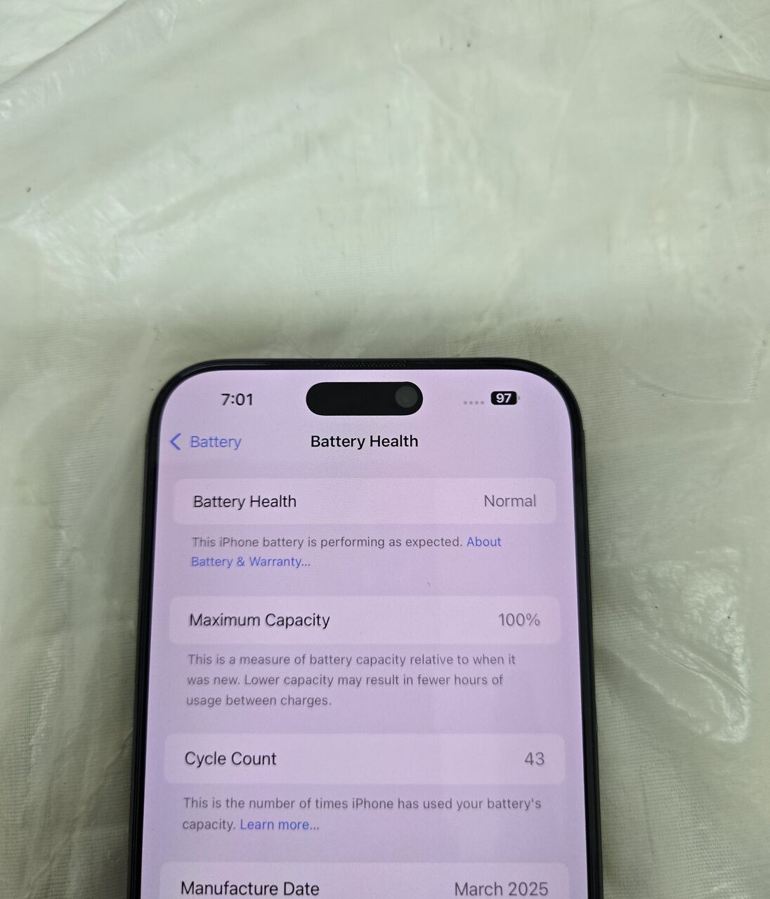 Sulai, Mobile Phones, SAR 3600,  Iphone 16 Pro Max 256gb  With 100 Battery Health Used