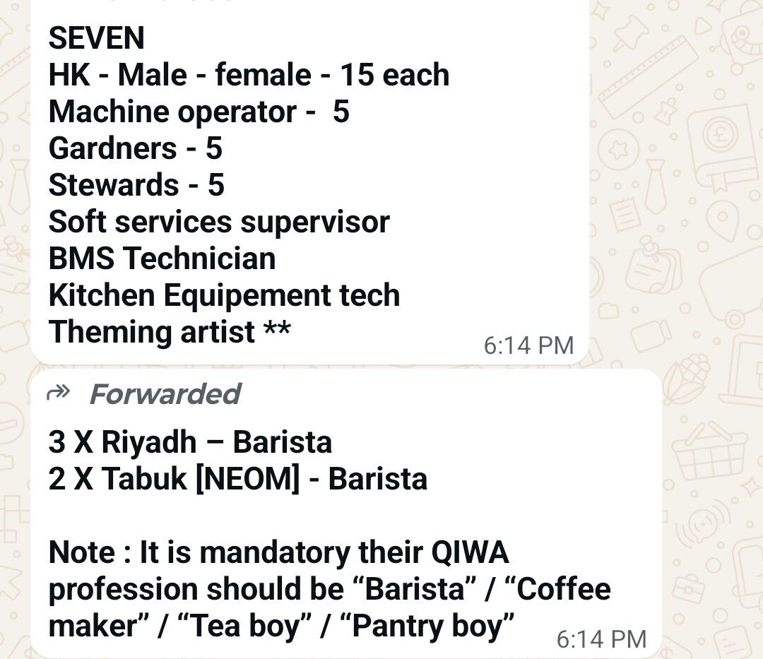 Riyadh, Jobs, House Keeping Job