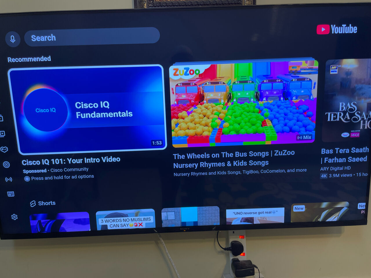 Riyadh, Appliances, SAR 3500,  Sony Smart TV (4K) - []Insert Size, E.g., 55 Inch] - Moving Abroad Sale!