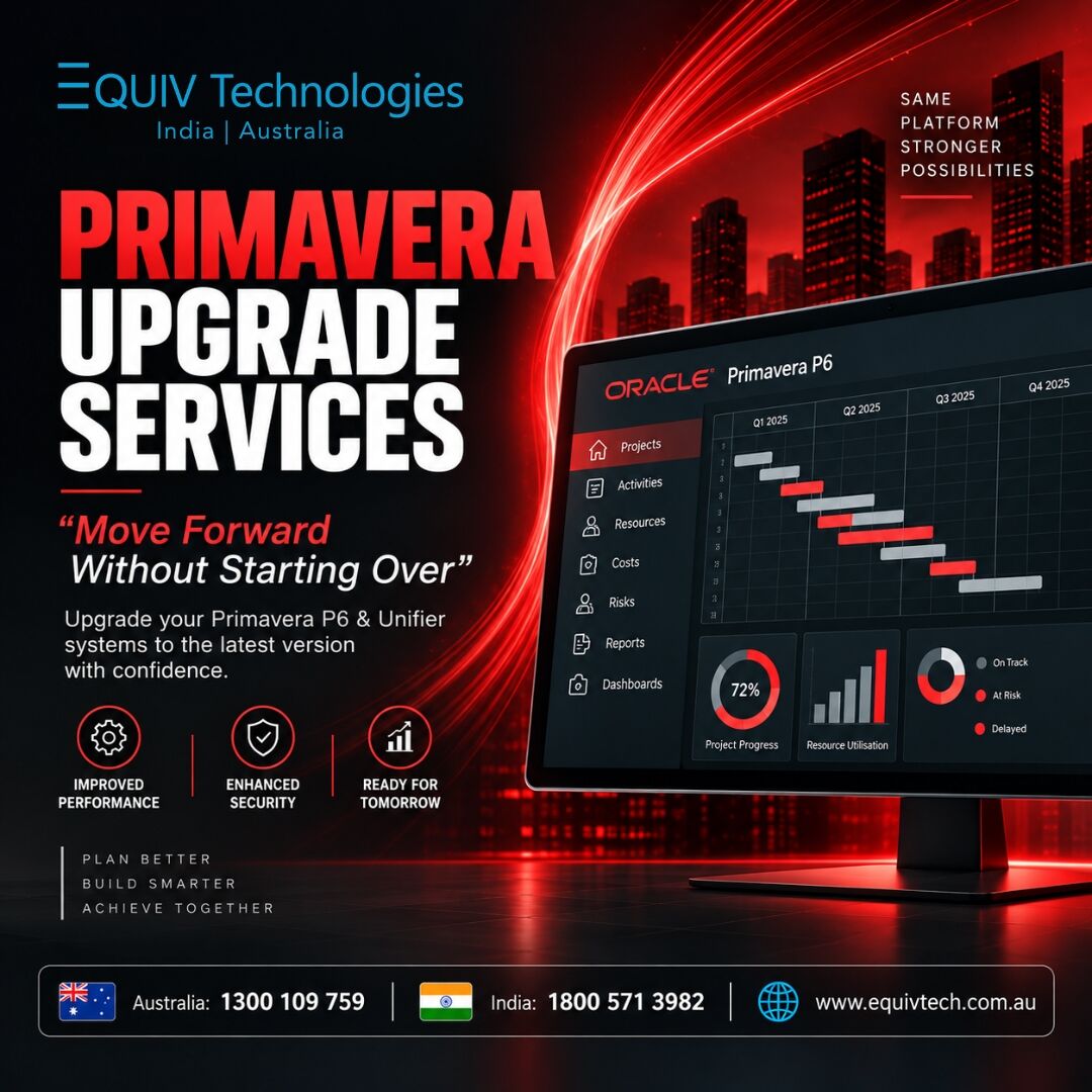 Sydney, Technical, Professional Primavera P6 Upgrade & Support Services