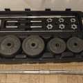 SAR 450,  Barbell And Dumbbell Set 50 Kgs And Extra Barbell