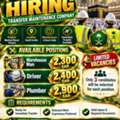 URGENT HIRING  TRANSFER 30