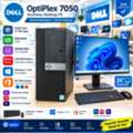 BHD 133,  Dell Core I7 7th Gen Computer Set 8GB RAM 256GB SSD 2GB AMD 24" Monitor WhatsApp/36841488