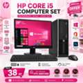 BHD 38,  HP Core I5 Computer Set | 4GB RAM | 500GB HDD | Win 10 Pro Office Ready WhatsApp/3684188