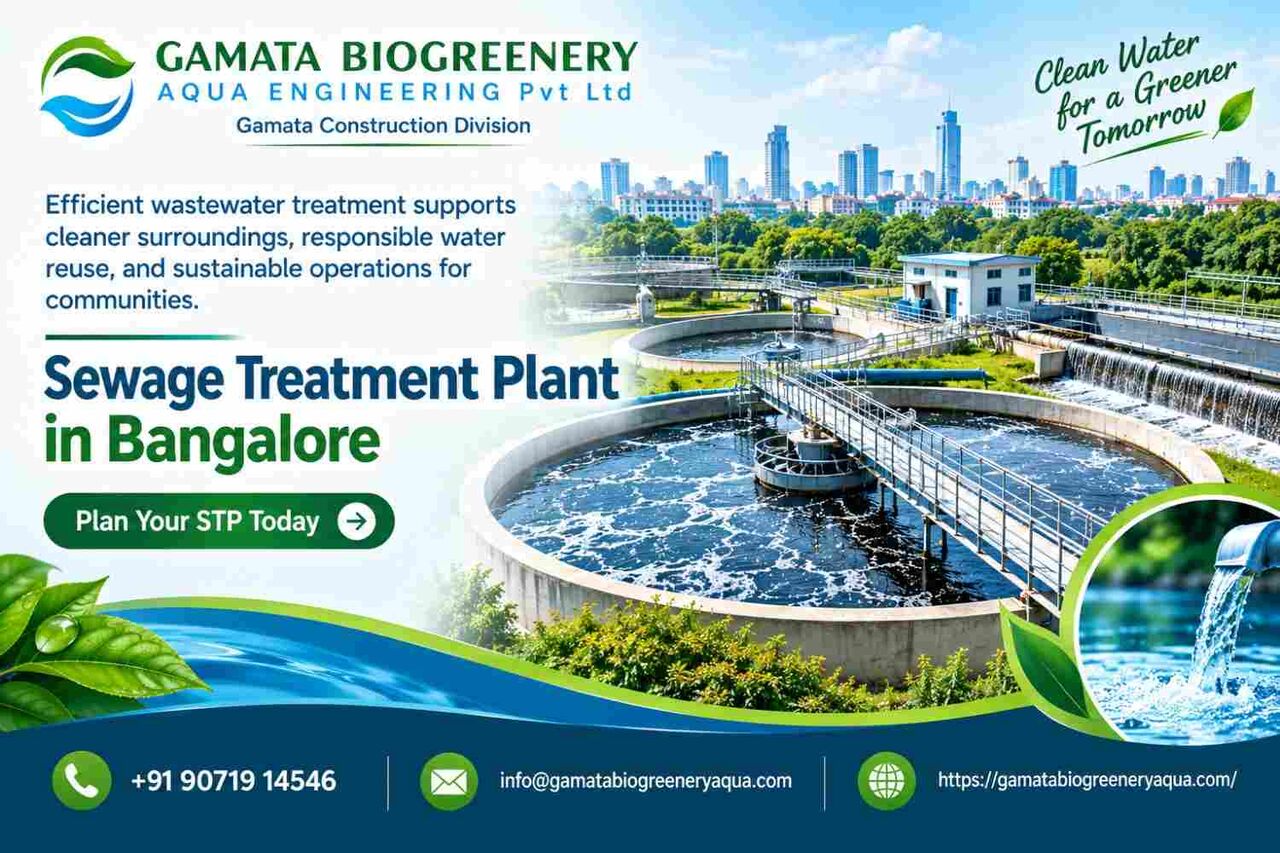 Bangalore, Construction, Sewage Treatment Plant Manufacturers In Bangalore