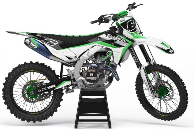 New York, Motorcycles, Kawasaki Motocross Graphics For Off-Road Riders