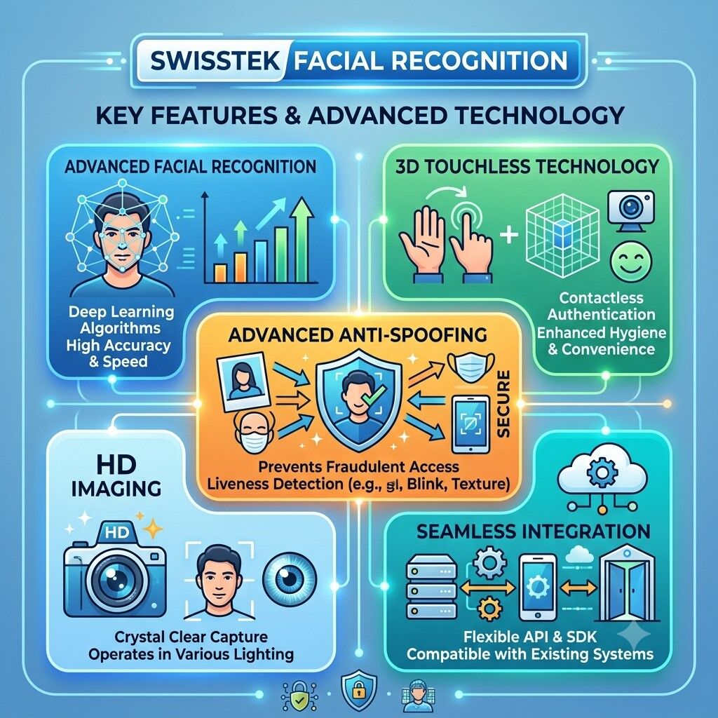 Dubai, Technical, Seamless & Secure: Swisstek Facial Recognition Solutions