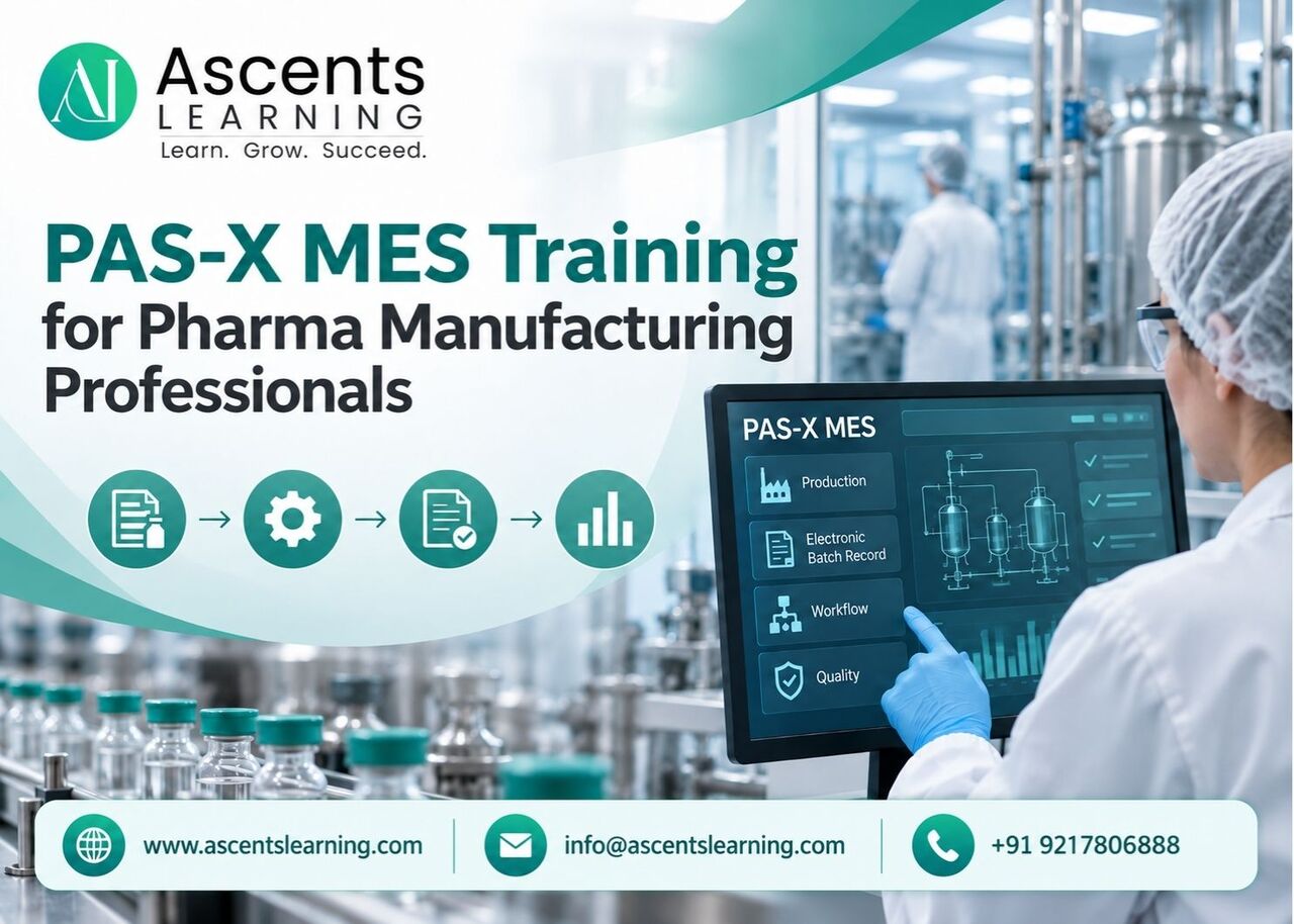 Mumbai, Education, PAS-X MES Training For Pharma Manufacturing Professionals