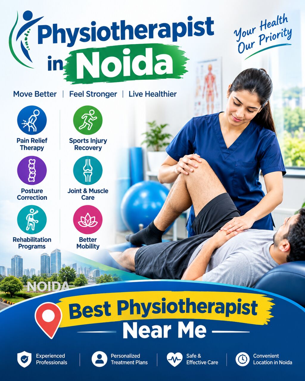 New Delhi, Health, Best Physiotherapist Near Me &ndash; Get Personalised Physiotherapy Care