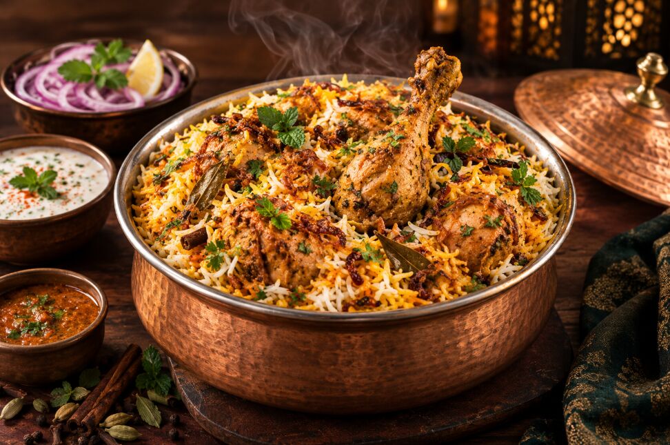 New York, Restaurants, Searching Tasty Hyderabadi Chicken Dum Biryani In USA?
