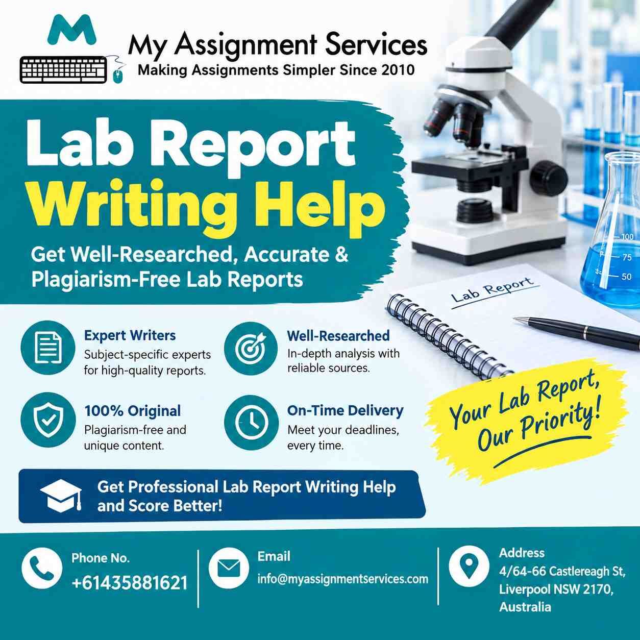 Sydney, Education, Lab Report Writing Help For Clear And Well-Structured Reports