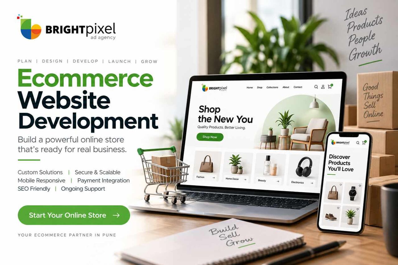 Pune, Web Design & Development, Ecommerce Website Development Company In Pune | Bright Pixel