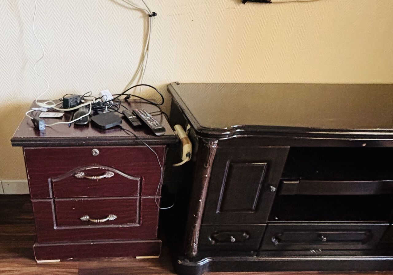 Jubail, Furniture, SAR 99,  TV Show Unit With Small Table For Sale