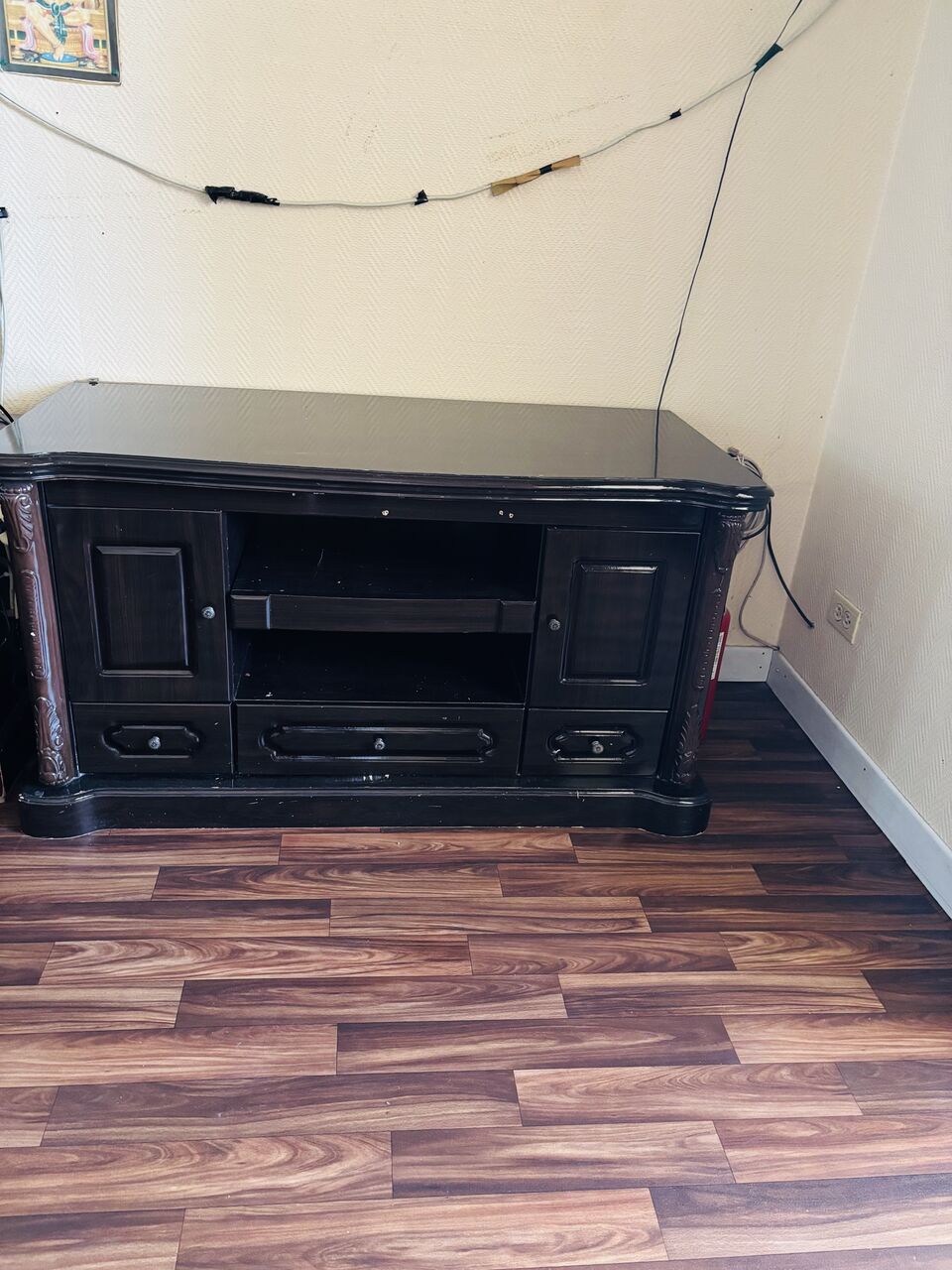 Jubail, Furniture, SAR 99,  TV Show Unit With Small Table For Sale