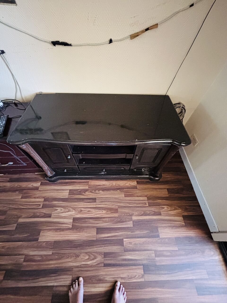 Jubail, Furniture, SAR 99,  TV Show Unit With Small Table For Sale