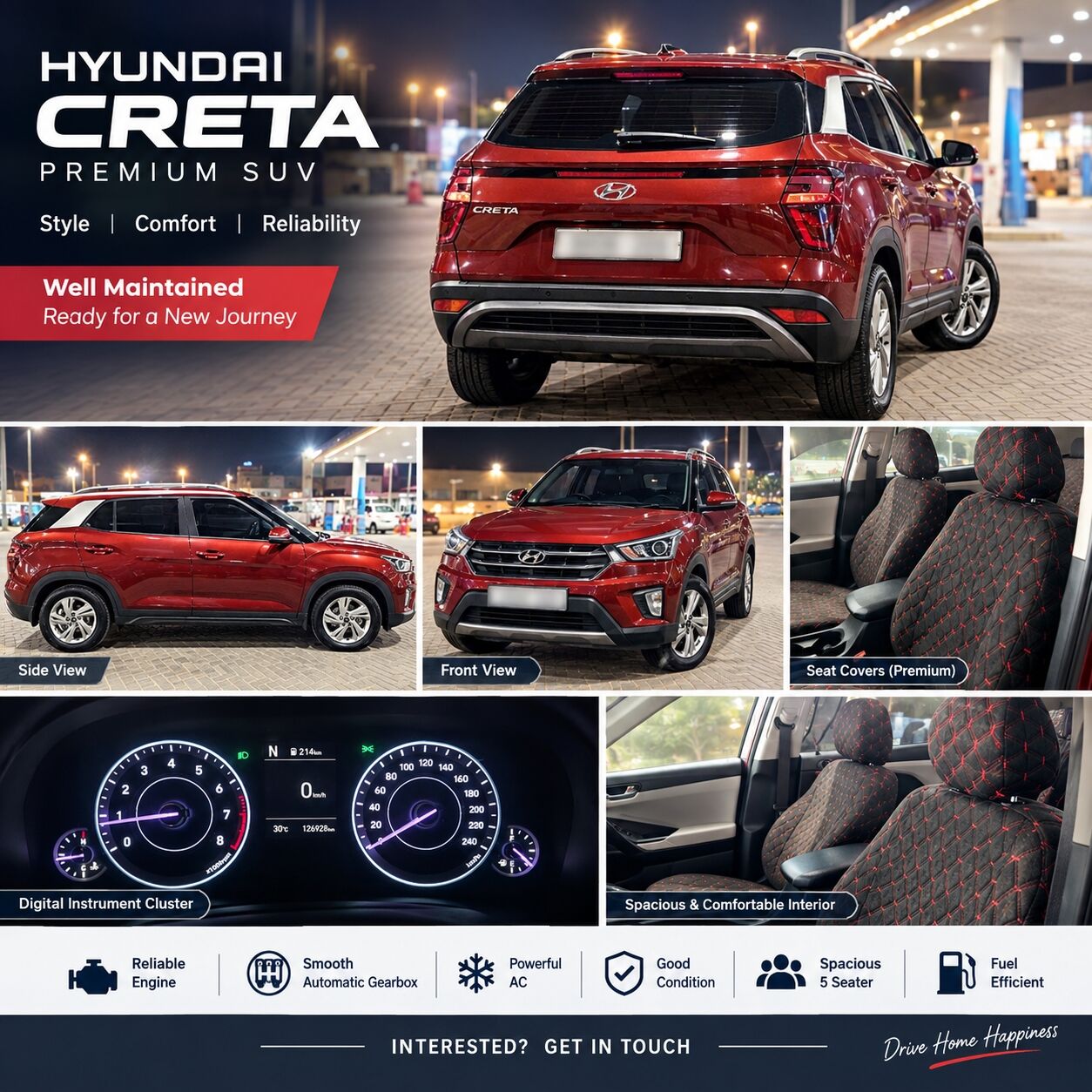 Riyadh, Vehicles, Cars & Trucks , SAR 48000,  Hyundai Creta,  2021,  Automatic,  120000 KM,