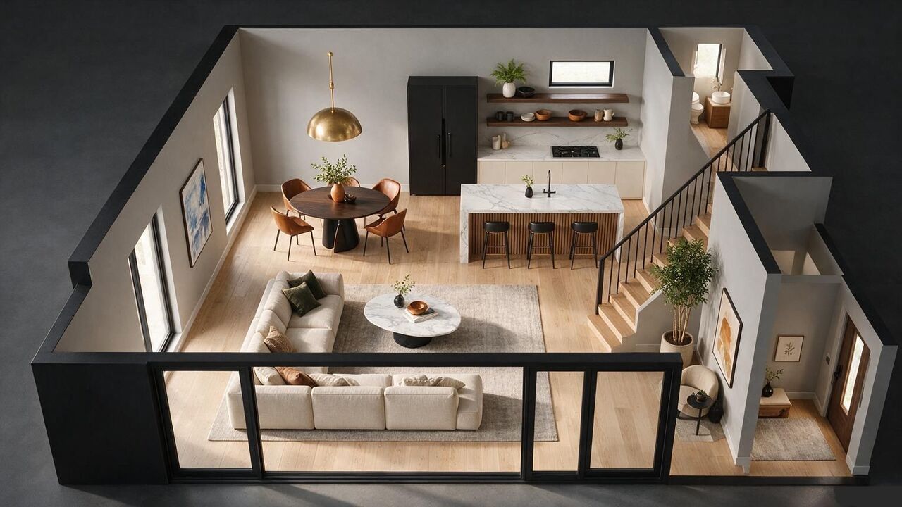 New York, Real Estate, Get Accurate 3D Floor Plan Rendering At Blue Ribbon 3D