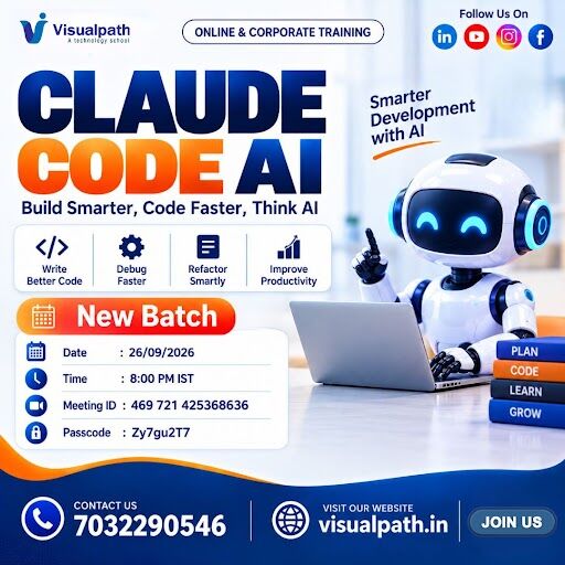 Hyderabad, Lessons Offered, Join Claude Code AI Training And Build Smarter Skills