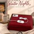 WARMTH WEB Polar Electric Under Blanket For Single Bed &ndash; 150 X 75 Cm, Maroon