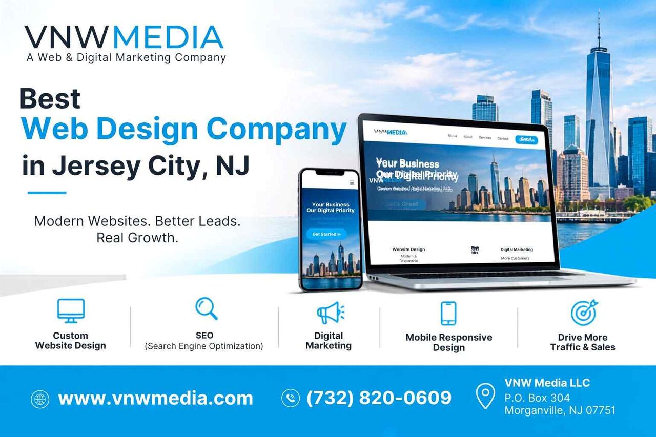 New York, Web Design & Development, Best Web Design Company In Jersey City, NJ | VNW Media