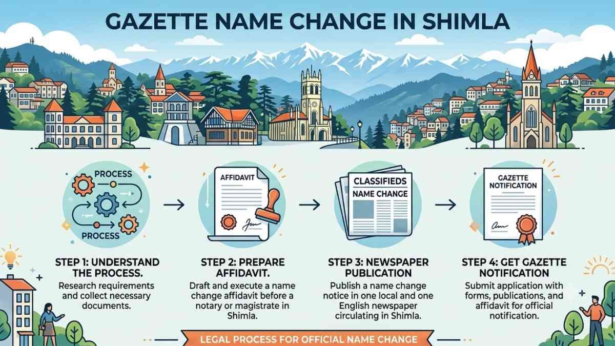 New Delhi, Legal, Official Gazette Name Change In Shimla - Expert Support