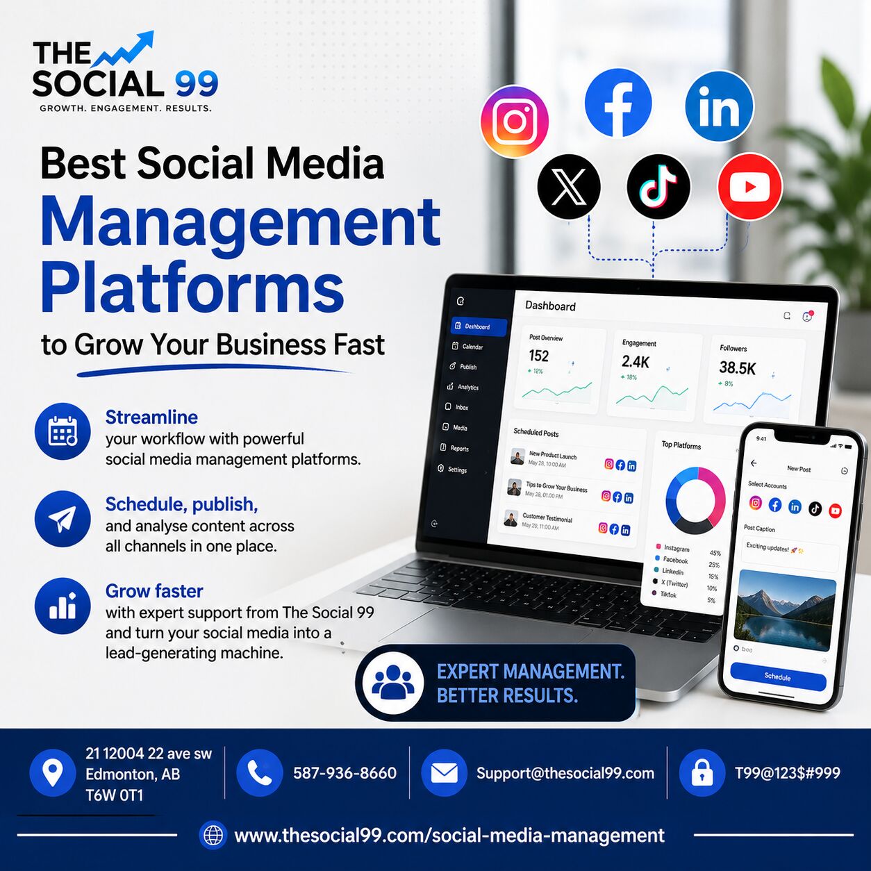 Edmonton, Marketing, Best Social Media Management Platforms To Grow Your Business Fast