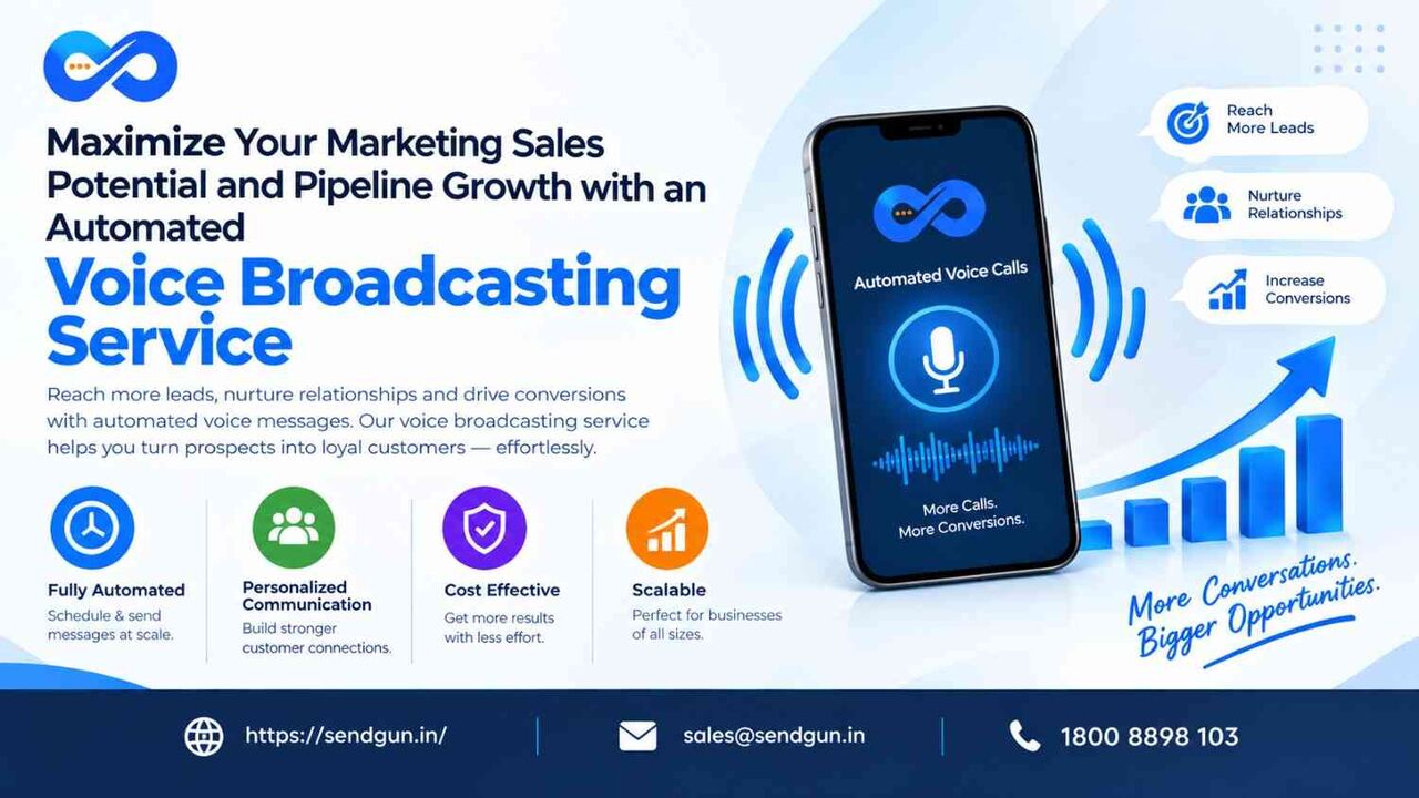 Mumbai, Marketing, Maximize Your Marketing Sales Potential Growth With Automated Voice Broadcasting Service
