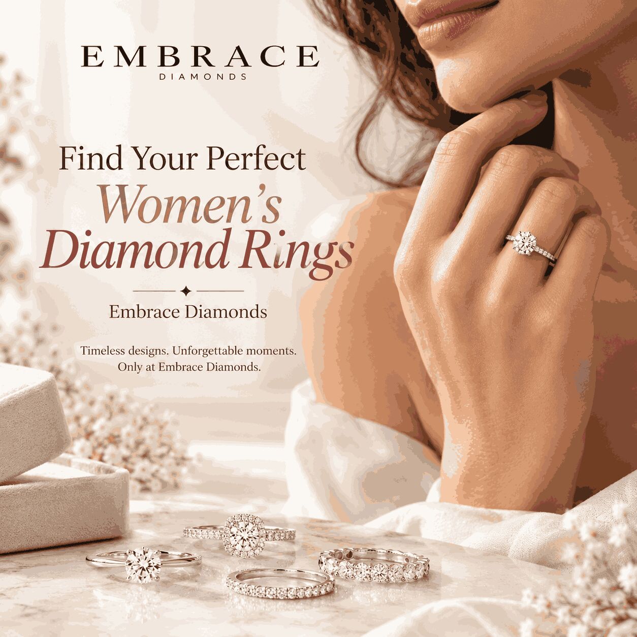 New Delhi, Jewelry, Find Your Perfect Women&rsquo;s Diamond Rings | Embrace Diamonds