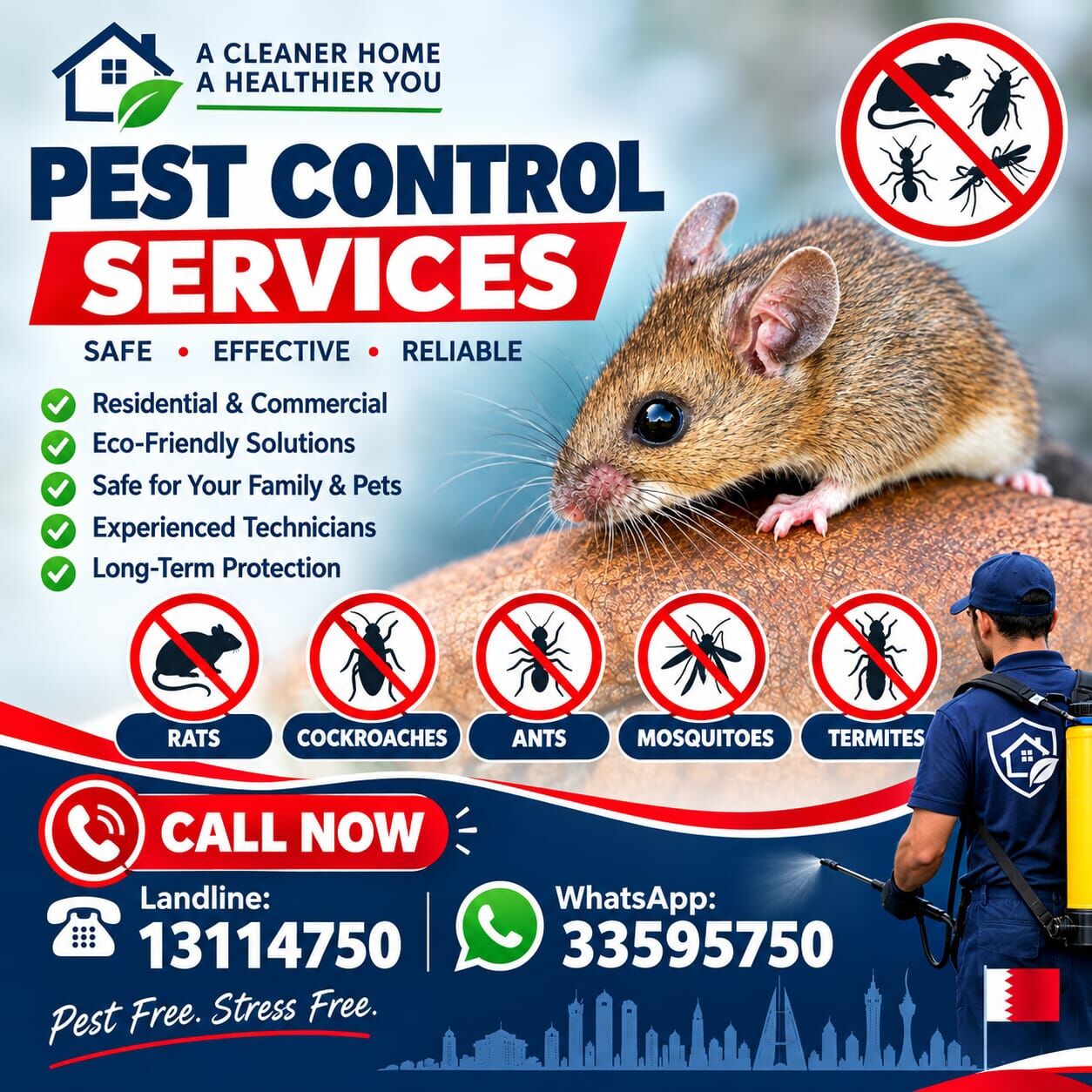 Manama, Pest Control, Pest Control Services