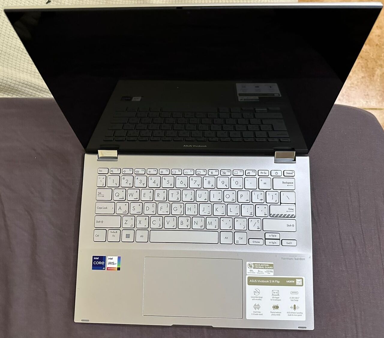 Al Faisaliyah, Tablet Computers, SAR 3199,  (Like NEW) Asus Vivobook 14 Flip 2-in-1 Laptop - Convertible (under 11 Warranty)