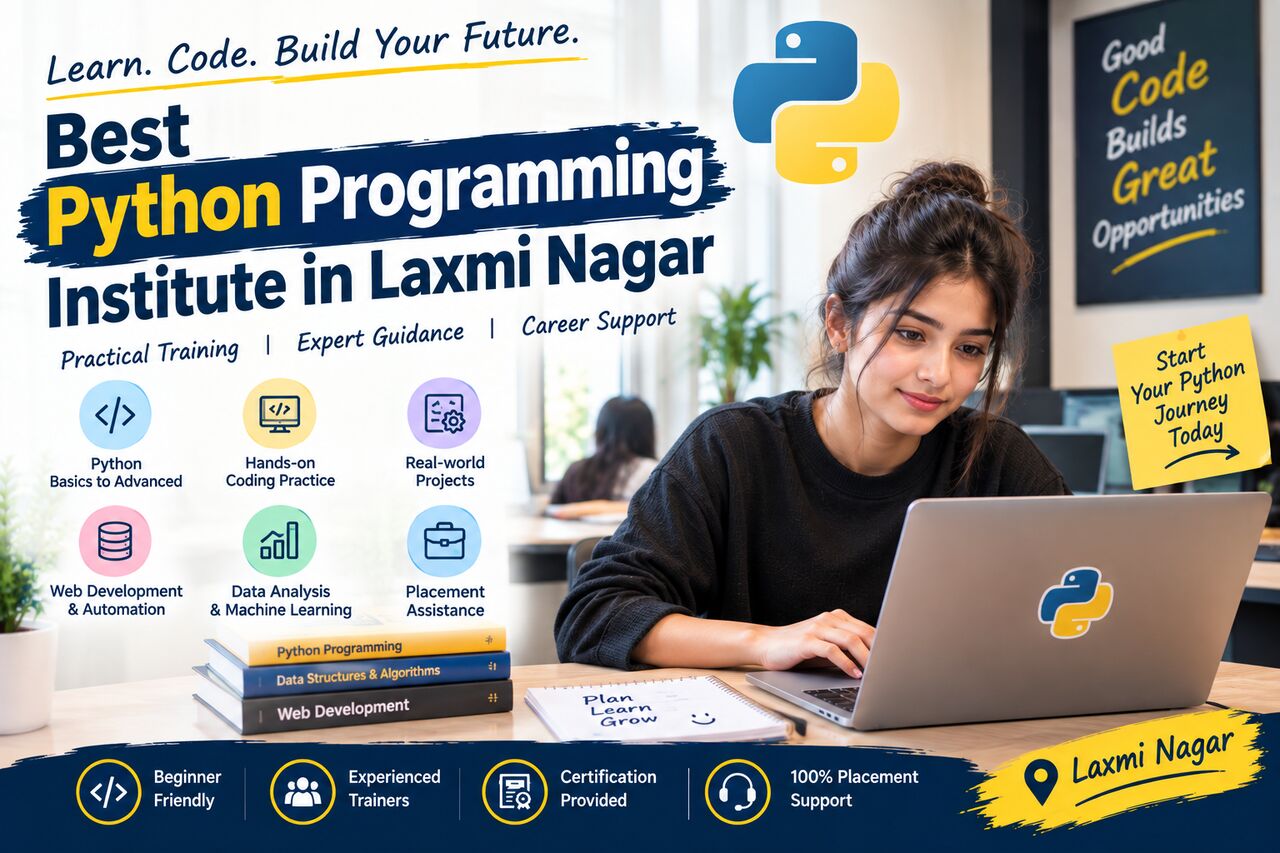 Laxmi Nagar, Education, Learn Python Programming Skills With Practical Training In Laxmi Nagar