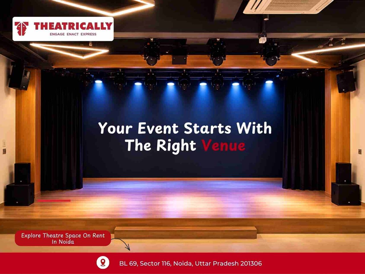 Noida, Creative, Theatre Space On Rent In Noida | A Place To Create & Perform