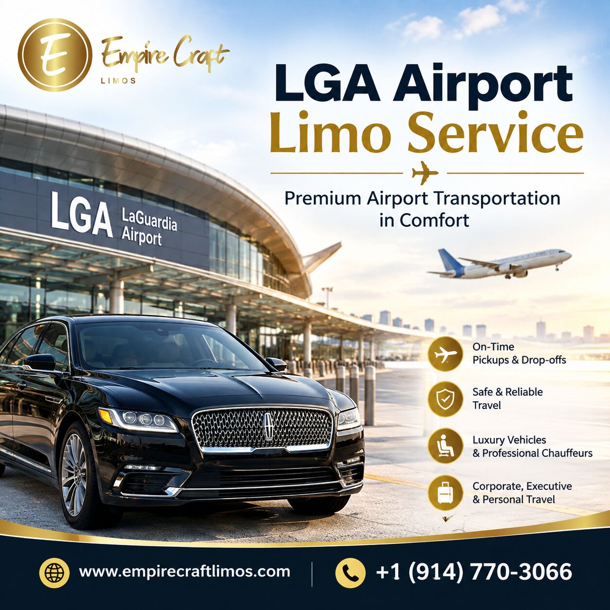 New York, Travel, LGA Airport Limo Service &ndash; Premium Airport Transportation In Comfort