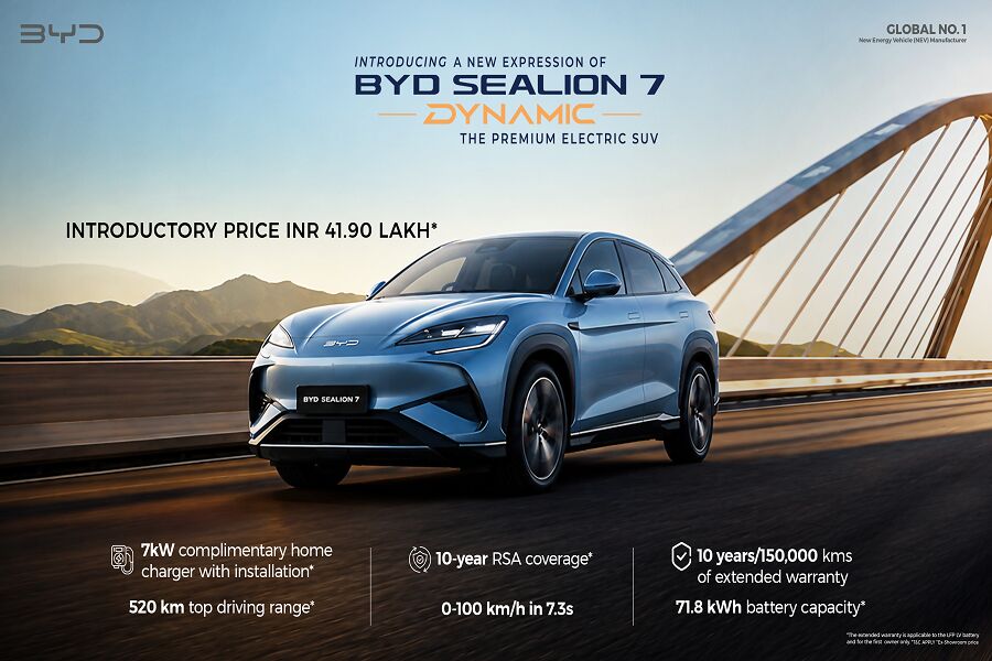 Mumbai, Vehicles, Cars & Trucks , INR 41,  BYD Sealion 7 Dynamic,  2026,  520 KM,   Variant Price At ₹41.90 Lakh