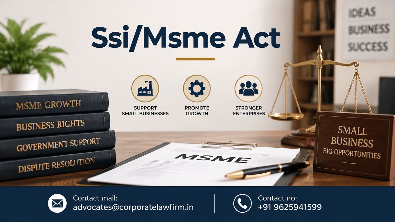 Ghaziabad, Legal, How Can SSI/MSME Act Protect Small Business Rights?