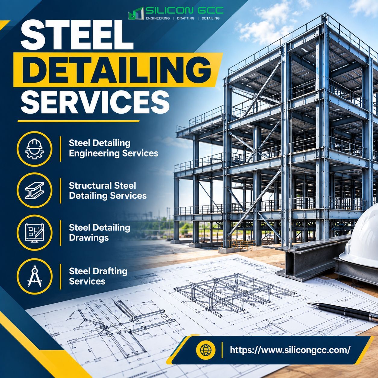 Abu Dhabi, Construction, Steel Detailing Services In Abu Dhabi, UAE