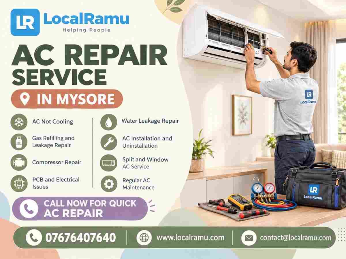 Bangalore, Appliance Repair, Smart AC Repair Service In Mysore LocalRamu