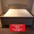 BHD 58,  @@king Size Bed With Mattress In Good Condition For Sale With Delivery