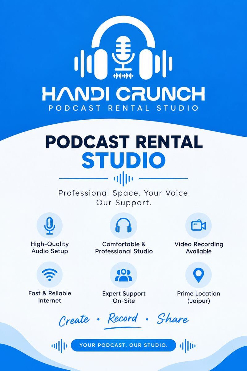 Jaipur, Business, HandiCrunch Podcast &ndash; Bring Your Stories To The Spotlight