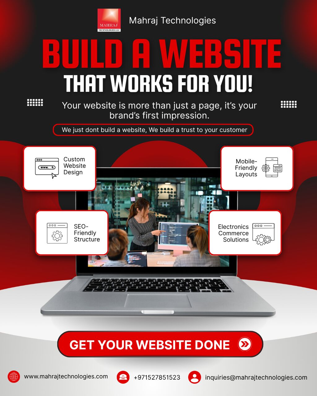 Dubai, Businesses For Sale, Web Development Services In Dubai | Mahraj Technologies