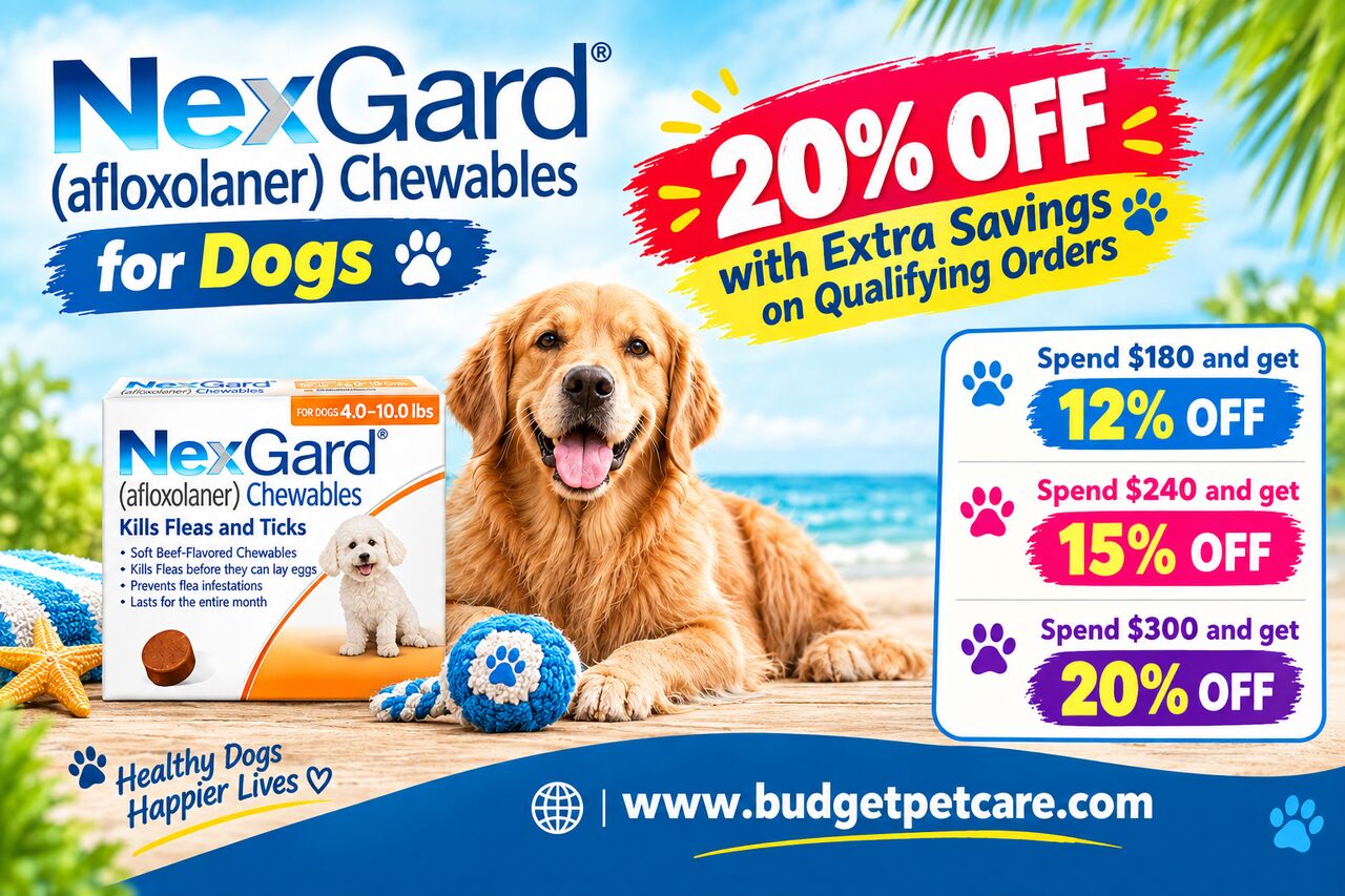 New York, Pet Supplies, NexGard For Dogs 20% Off With Extra Savings On Qualifying Orders