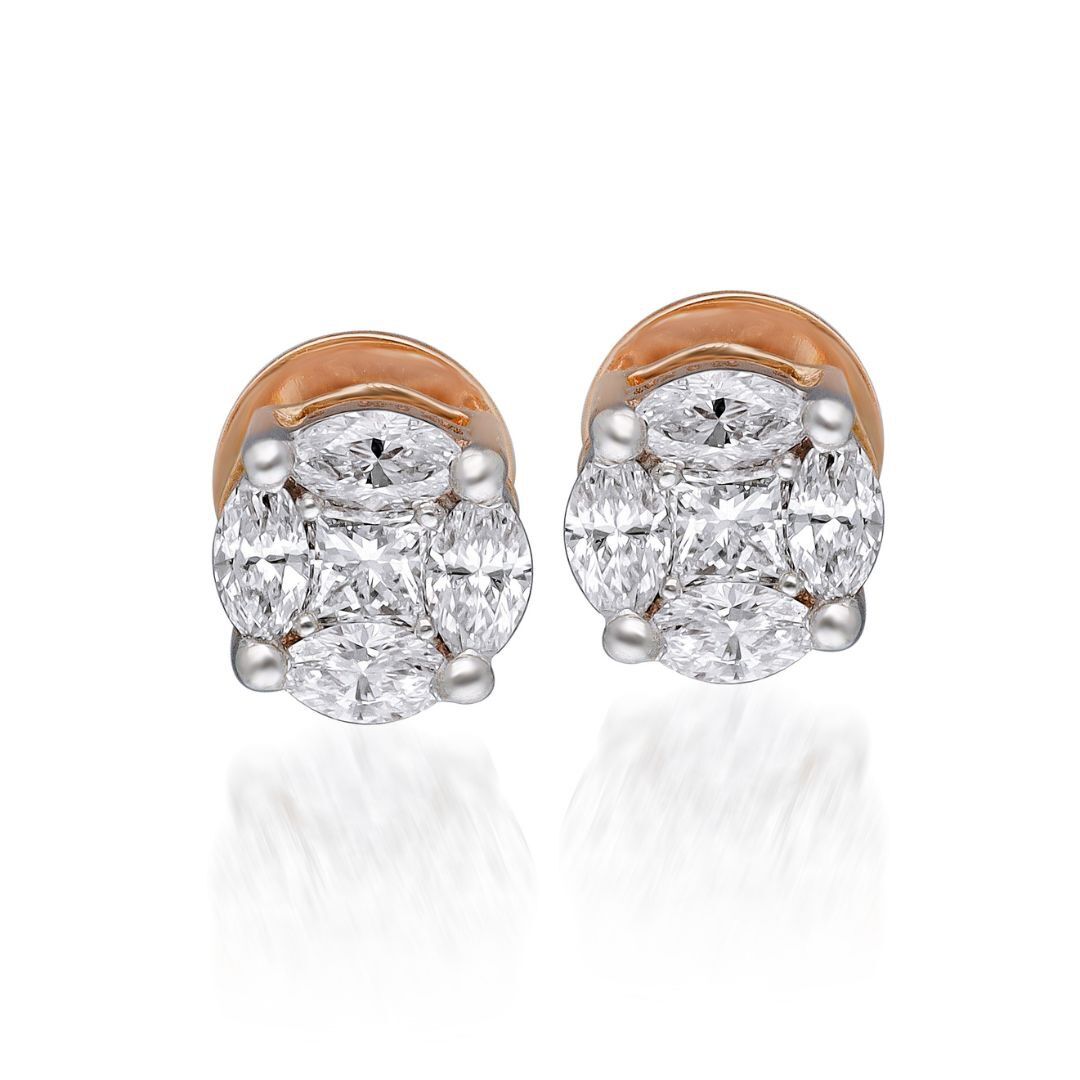 Mumbai, Jewelry, INR 70779,  Shop Diamond & Gold Earrings | Babita Agrawal Jewellery