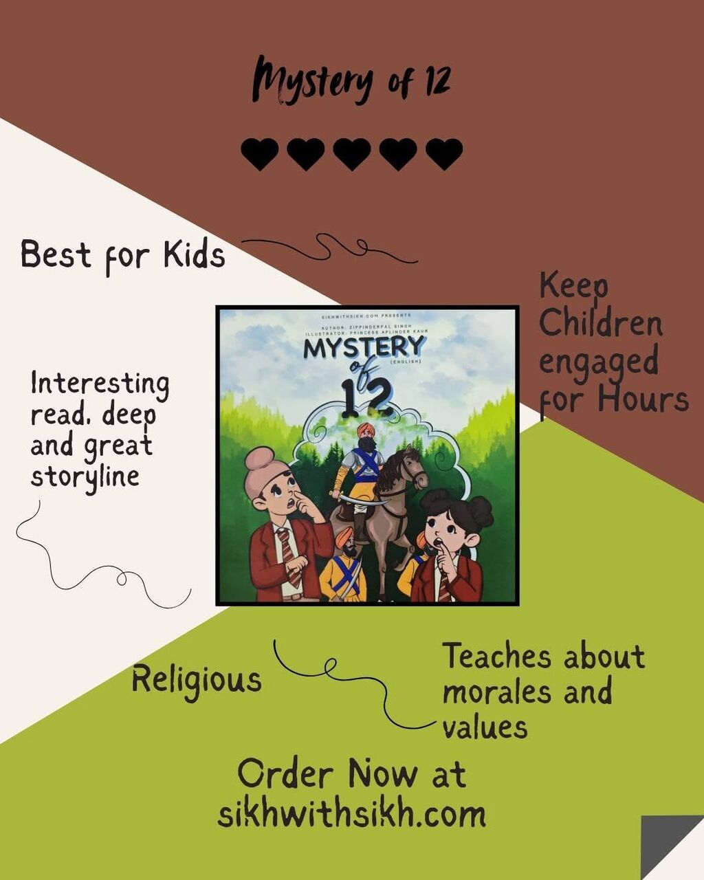 Mumbai, Books, INR 399,  Educational & Exciting: Buy "Mystery Of 12" Sikh Comic Today!