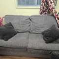 SAR 400,  Modern 5-Seater Sofa Set (3+2 Seater) Fabric Sofa - Excellent Condition (Dammam)