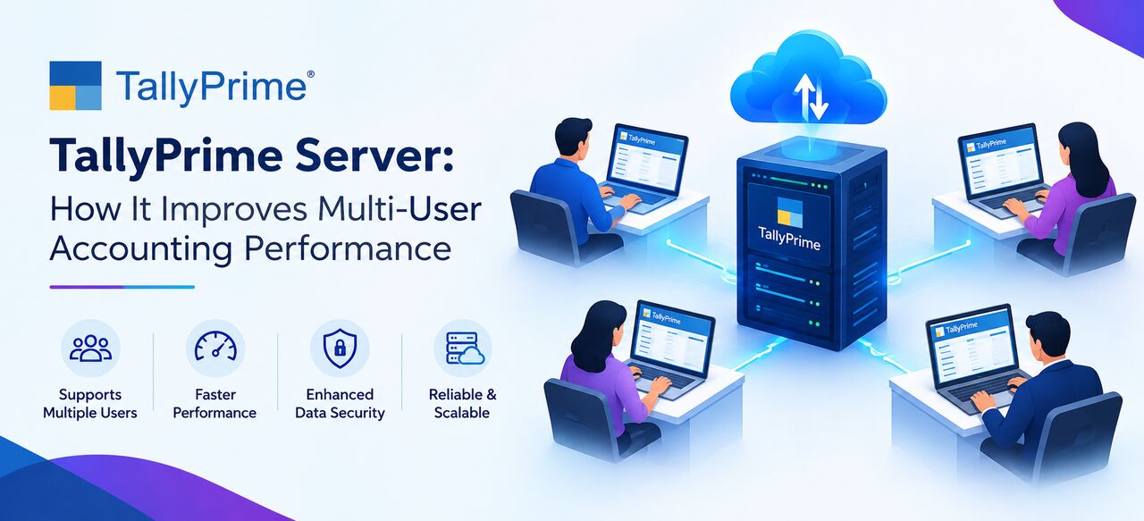 Noida, Computer, TallyPrime Server: How It Improves Multi-User Accounting Performance